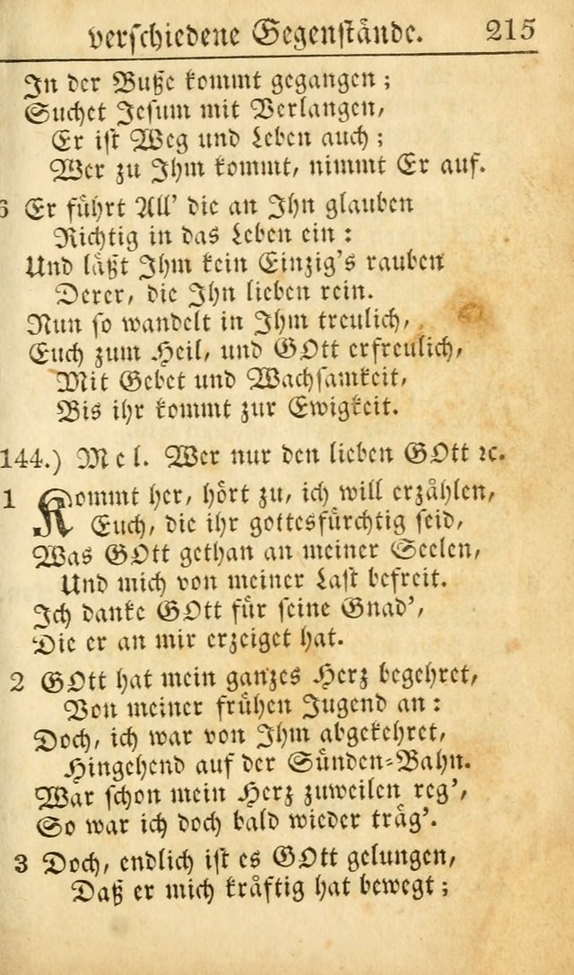 Die Geistliche Viole: oder, eine kleine Sammlung alter und neuer Geistreicher Lieder. 7th ed. page 226