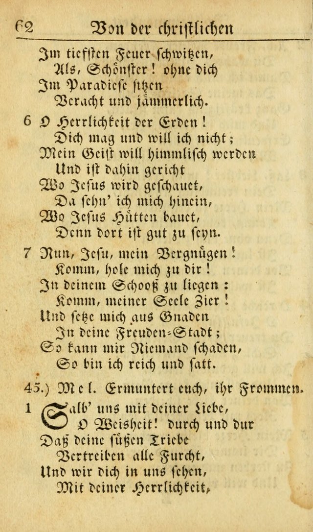 Die Geistliche Viole: oder, eine kleine Sammlung alter und neuer Geistreicher Lieder. 7th ed. page 73