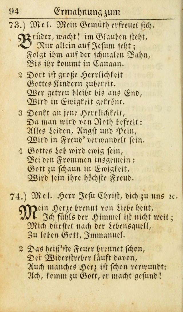 Die Geistliche Viole: oder, eine kleine Sammlung Geistreicher Lieder (10th ed.) page 103