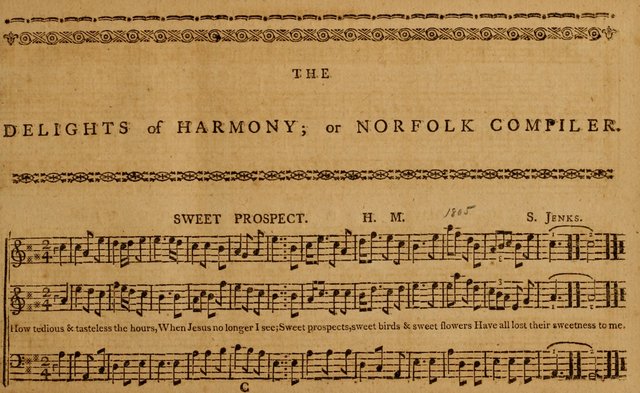 The Delights of Harmony; or, Norfolk Compiler: being a new collection of psalm tunes, hymns and anthems with a variety of set pieces, from the most approved American and European authors... page 17