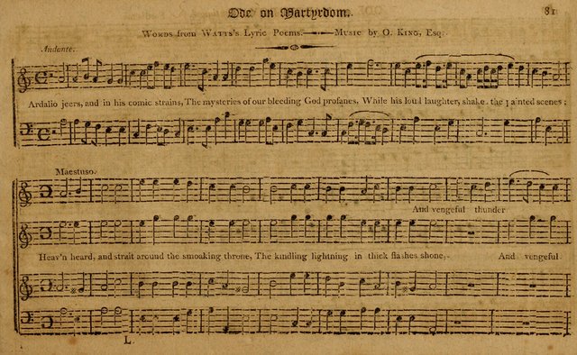 The Delights of Harmony; or, Norfolk Compiler: being a new collection of psalm tunes, hymns and anthems with a variety of set pieces, from the most approved American and European authors... page 81