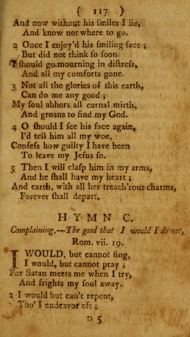 Divine Hymns or Spiritual Songs, for the use of religious assemblies and private Christians: being a collection page 122