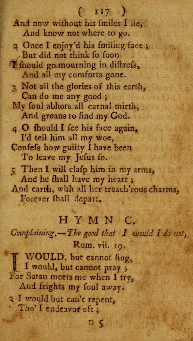 Divine Hymns or Spiritual Songs, for the use of religious assemblies and private Christians: being a collection page 122