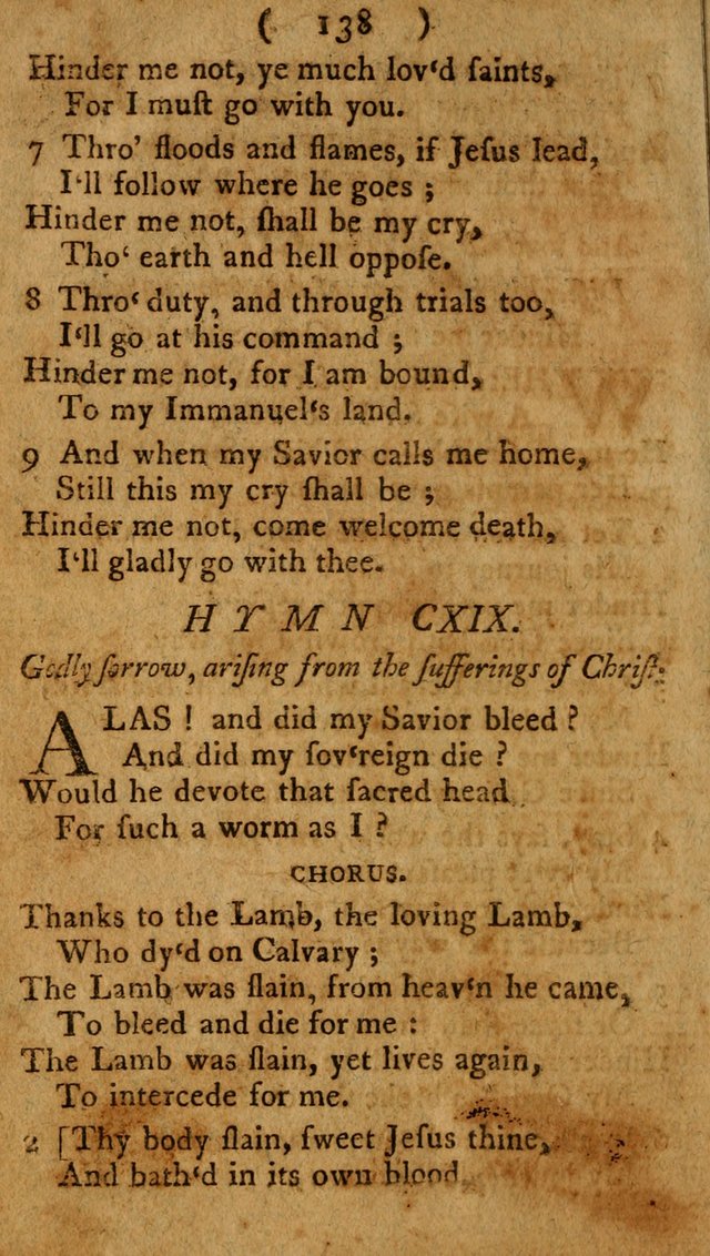 Divine Hymns or Spiritual Songs, for the use of religious assemblies and private Christians: being a collection page 143