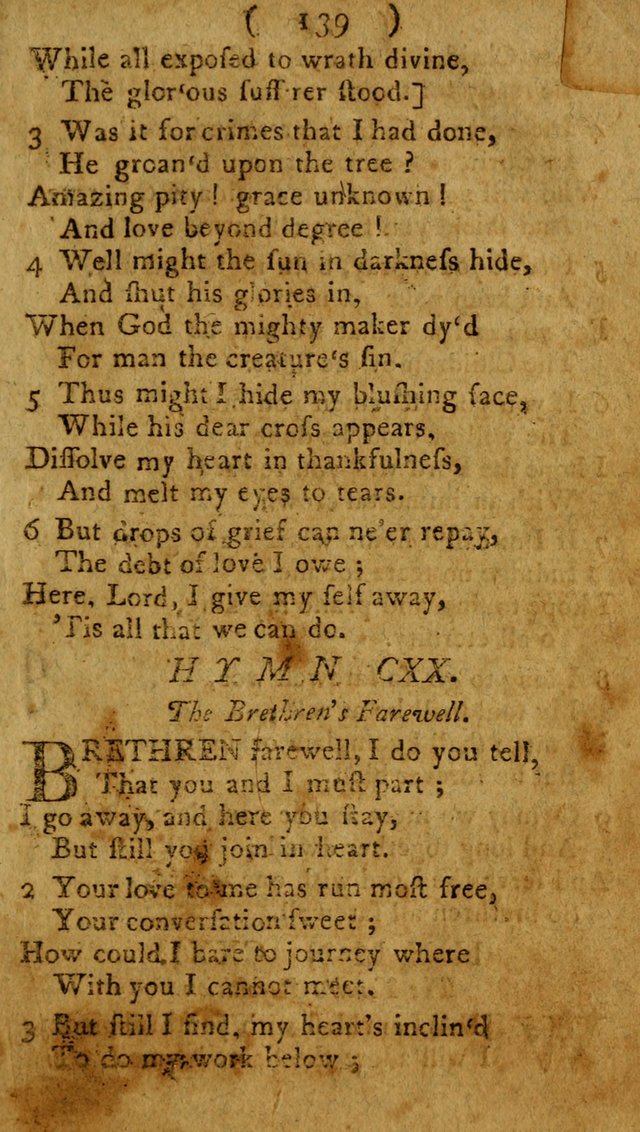 Divine Hymns or Spiritual Songs, for the use of religious assemblies and private Christians: being a collection page 144