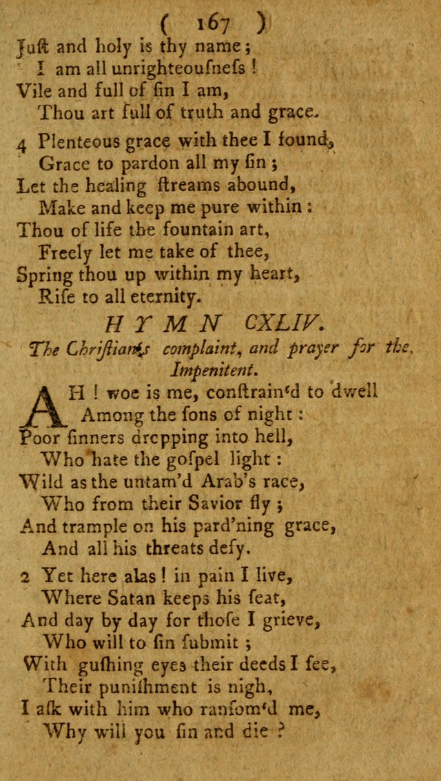 Divine Hymns or Spiritual Songs, for the use of religious assemblies and private Christians: being a collection page 172