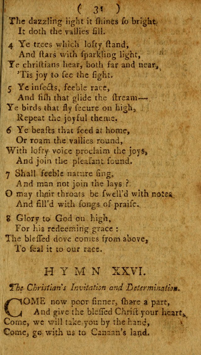 Divine Hymns or Spiritual Songs, for the use of religious assemblies and private Christians: being a collection page 36