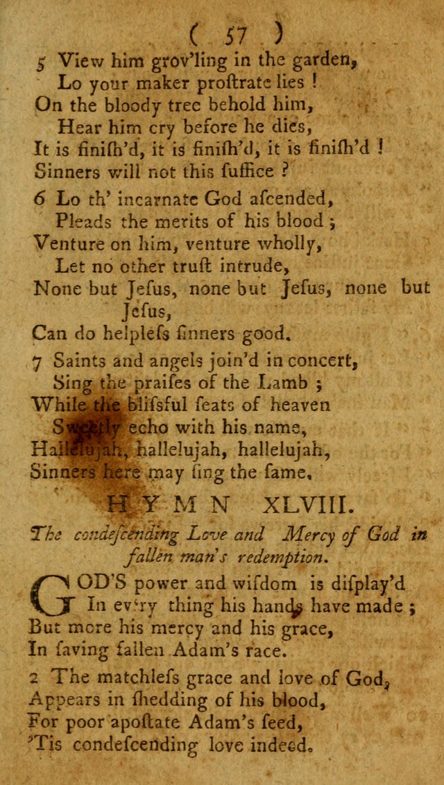 Divine Hymns or Spiritual Songs, for the use of religious assemblies and private Christians: being a collection page 62