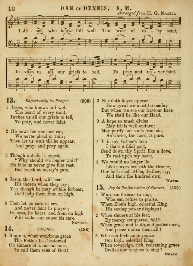 The Devotional Hymn and Tune Book: for social and public worship page 10