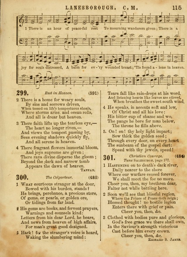 The Devotional Hymn and Tune Book: for social and public worship page 115