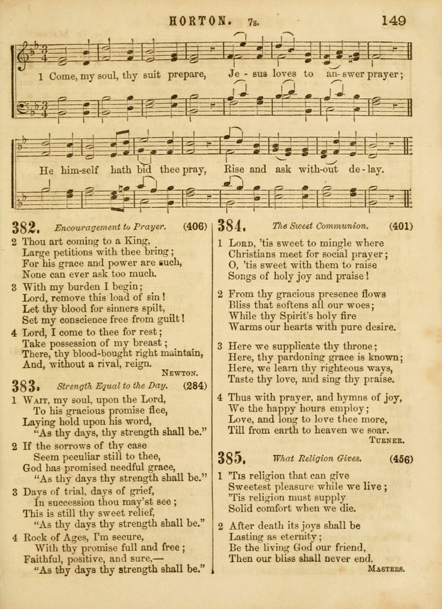 The Devotional Hymn and Tune Book: for social and public worship page 149