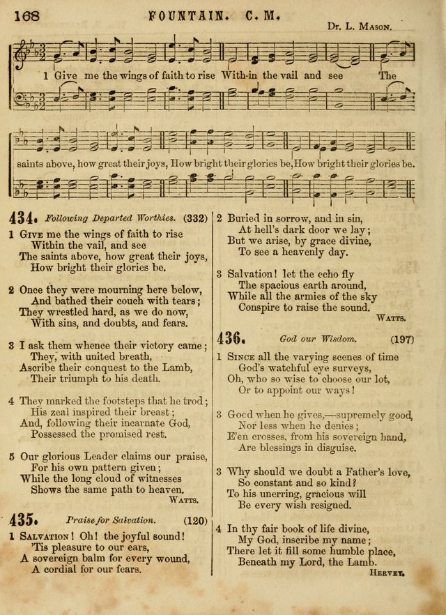 The Devotional Hymn and Tune Book: for social and public worship page 168