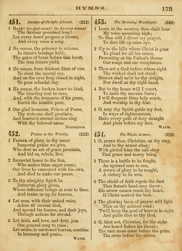 The Devotional Hymn and Tune Book: for social and public worship page 175
