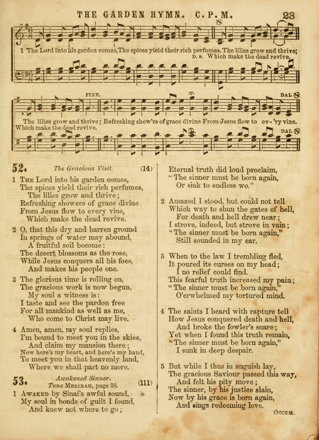 The Devotional Hymn and Tune Book: for social and public worship page 23