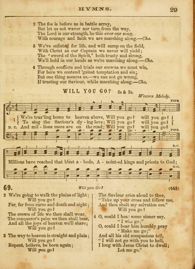The Devotional Hymn and Tune Book: for social and public worship page 29