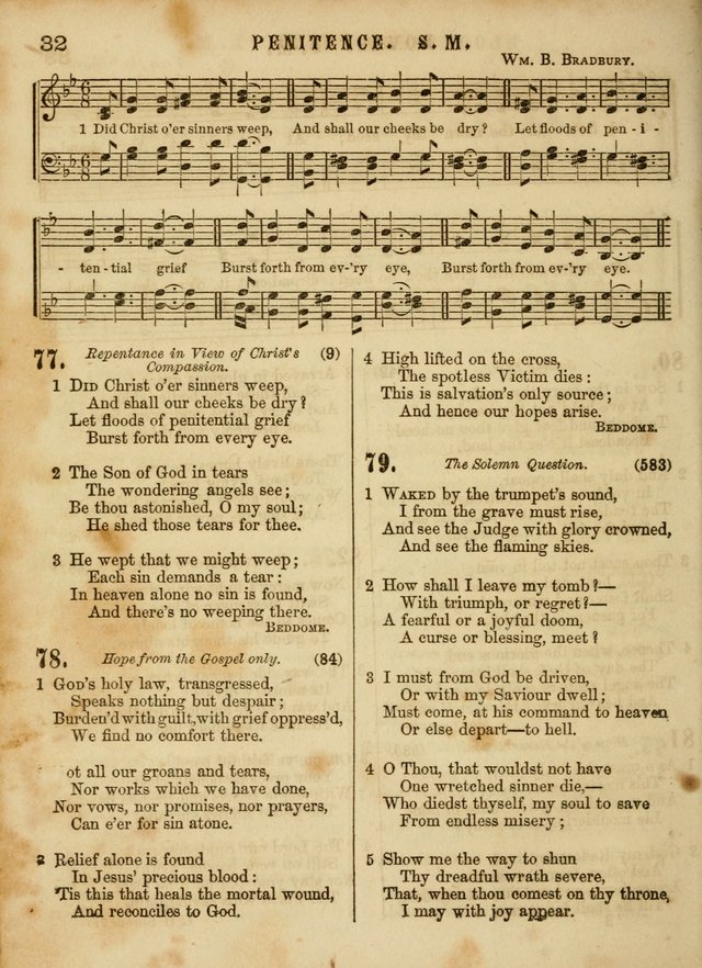 The Devotional Hymn and Tune Book: for social and public worship page 32
