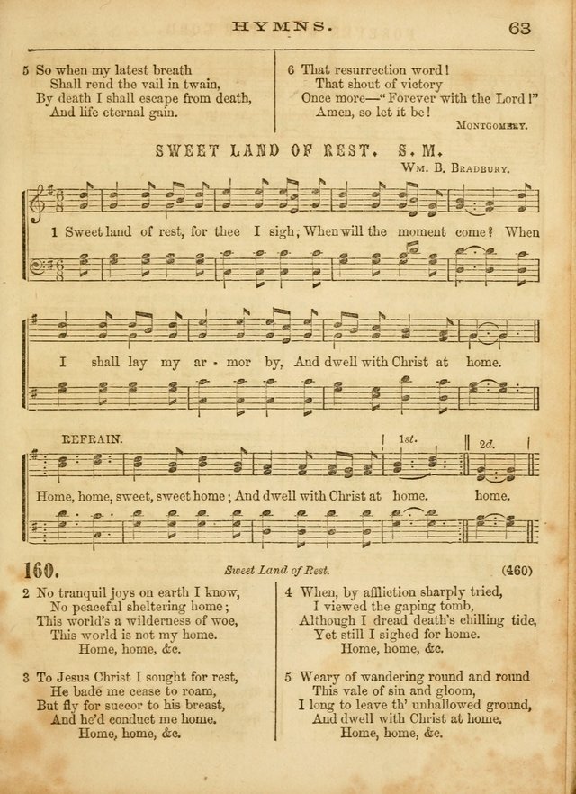 The Devotional Hymn and Tune Book: for social and public worship page 63