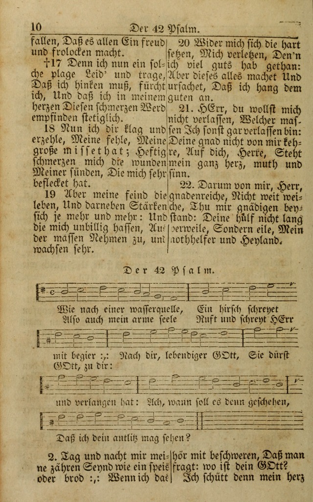 Die Kleine Geistliche Harfe der Kinder Zions: oder auserlesene Geistreiche Gesänge, allen wahren heilsbergierigen Säuglingen der Weisheit, insonderheit aber allen Christlichen Gemeinden (4. Aufl.) page 10