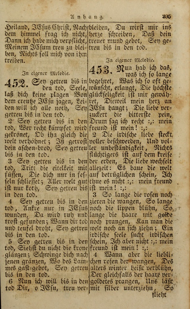 Die Kleine Geistliche Harfe der Kinder Zions: oder auserlesene Geistreiche Gesänge, allen wahren heilsbergierigen Säuglingen der Weisheit, insonderheit aber allen Christlichen Gemeinden (4. Aufl.) page 437