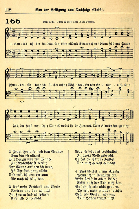 Deutsches Lieder- und Melodienbuch: mit einem Anhang englisher Lieder page 112