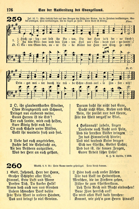 Deutsches Lieder- und Melodienbuch: mit einem Anhang englisher Lieder page 176