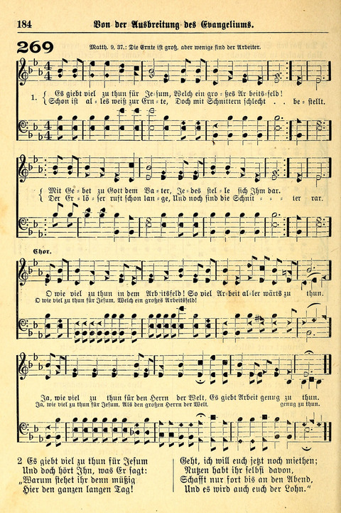 Deutsches Lieder- und Melodienbuch: mit einem Anhang englisher Lieder page 184