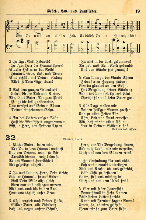 Deutsches Lieder- und Melodienbuch: mit einem Anhang englisher Lieder page 19