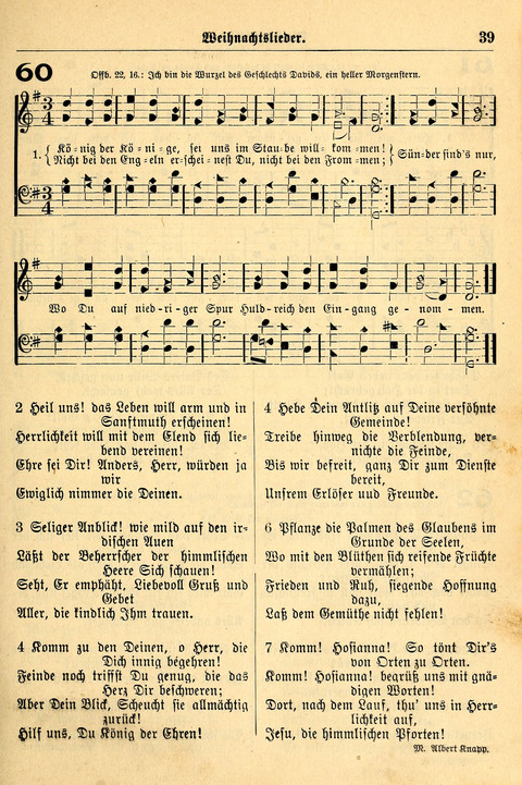 Deutsches Lieder- und Melodienbuch: mit einem Anhang englisher Lieder page 39
