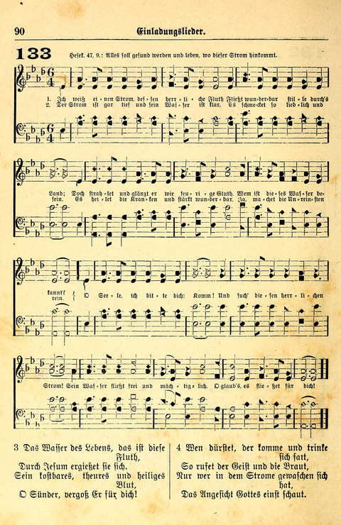 Deutsches Lieder- und Melodienbuch: mit einem Anhang englisher Lieder page 90