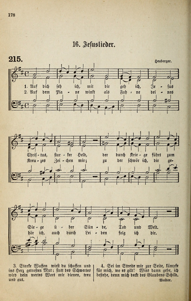 Deutsches Liederbuch: Sammlung von Chorälen und Liedern für Schule und Haus page 178