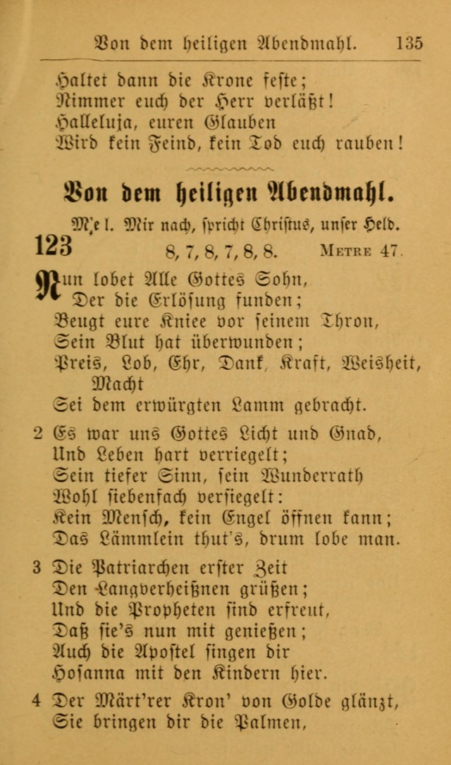 Die allgemeine Lieder-Sammlung zum privat und öffentlichen Gottes-Dienst: mit fleiß zusammengetragen (2nd Aufl.) page 135