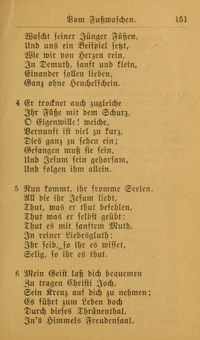 Die allgemeine Lieder-Sammlung zum privat und öffentlichen Gottes-Dienst: mit fleiß zusammengetragen (2nd Aufl.) page 151