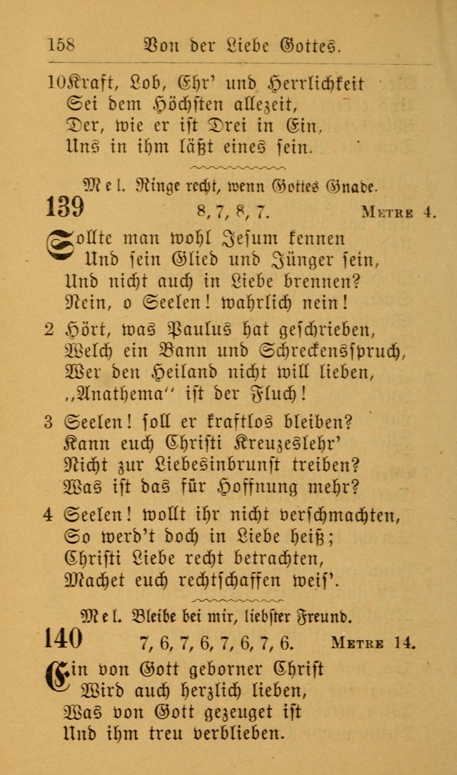 Die allgemeine Lieder-Sammlung zum privat und öffentlichen Gottes-Dienst: mit fleiß zusammengetragen (2nd Aufl.) page 158