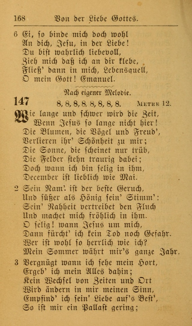 Die allgemeine Lieder-Sammlung zum privat und öffentlichen Gottes-Dienst: mit fleiß zusammengetragen (2nd Aufl.) page 168