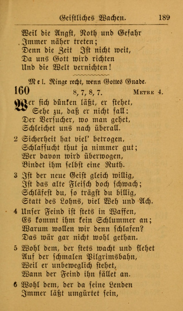 Die allgemeine Lieder-Sammlung zum privat und öffentlichen Gottes-Dienst: mit fleiß zusammengetragen (2nd Aufl.) page 189