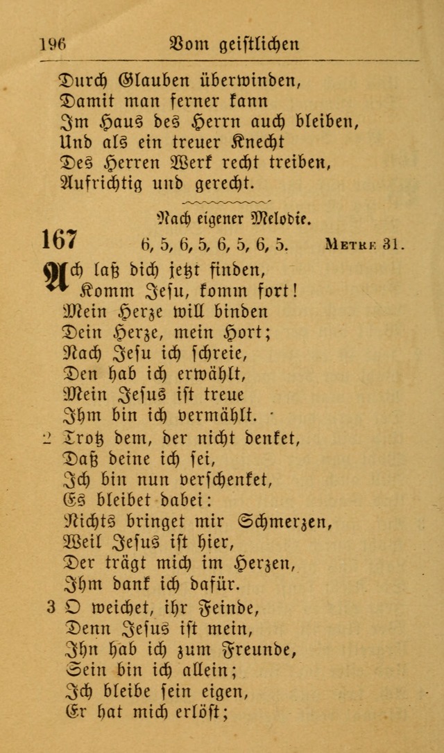 Die allgemeine Lieder-Sammlung zum privat und öffentlichen Gottes-Dienst: mit fleiß zusammengetragen (2nd Aufl.) page 196