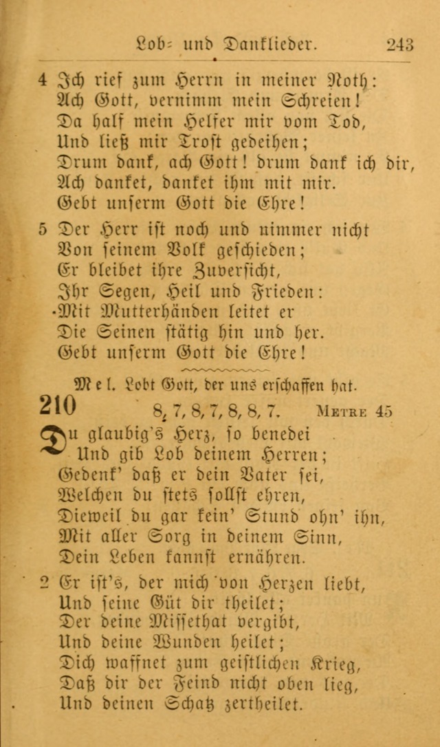 Die allgemeine Lieder-Sammlung zum privat und öffentlichen Gottes-Dienst: mit fleiß zusammengetragen (2nd Aufl.) page 243