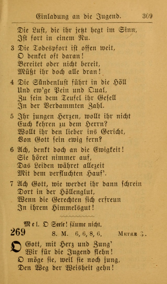 Die allgemeine Lieder-Sammlung zum privat und öffentlichen Gottes-Dienst: mit fleiß zusammengetragen (2nd Aufl.) page 309