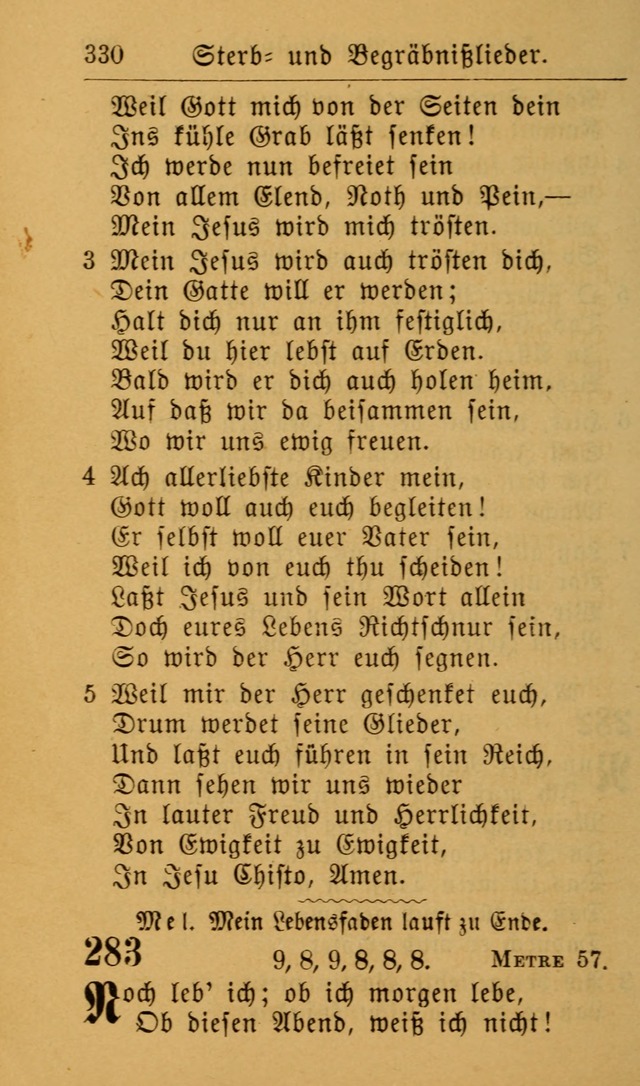 Die allgemeine Lieder-Sammlung zum privat und öffentlichen Gottes-Dienst: mit fleiß zusammengetragen (2nd Aufl.) page 330