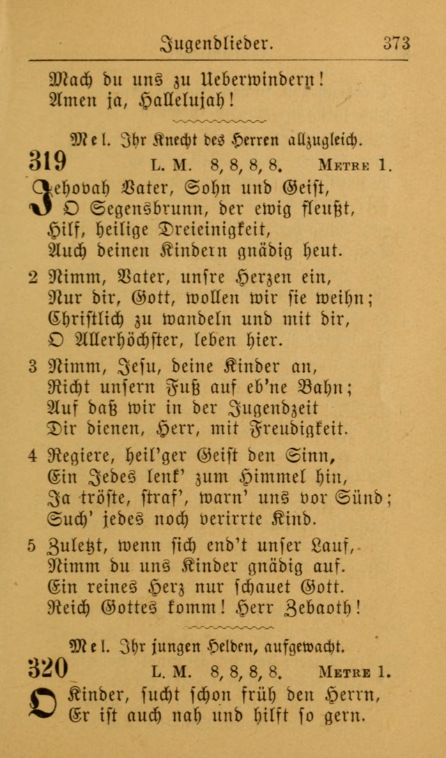 Die allgemeine Lieder-Sammlung zum privat und öffentlichen Gottes-Dienst: mit fleiß zusammengetragen (2nd Aufl.) page 373