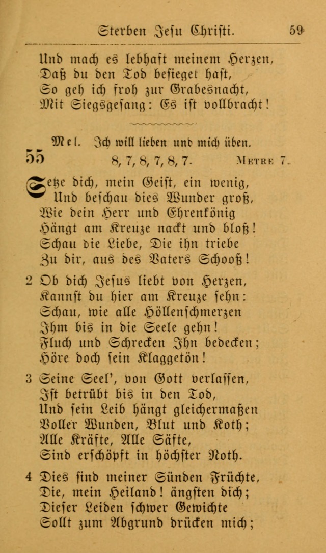 Die allgemeine Lieder-Sammlung zum privat und öffentlichen Gottes-Dienst: mit fleiß zusammengetragen (2nd Aufl.) page 59