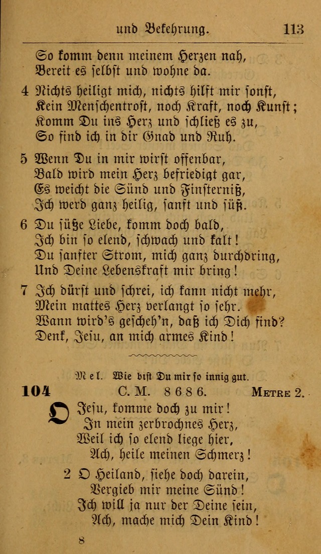 Allgemeine Lieder-Sammlung: zum Gebrauch für den privaten und öffentlichen Gottesdienst. (6th Aufl.) page 119