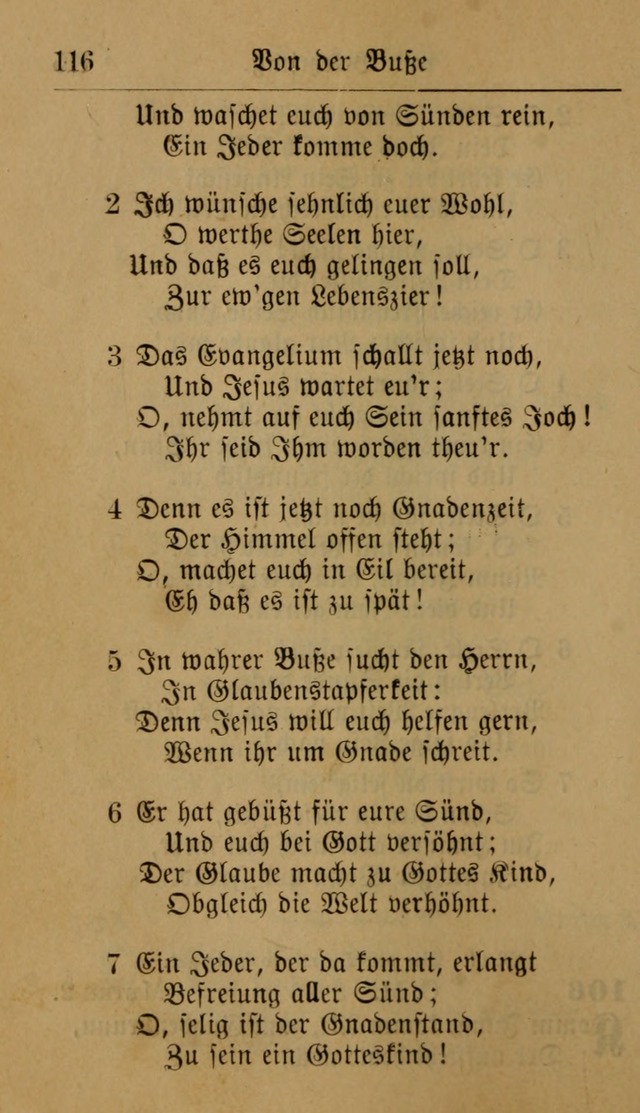 Allgemeine Lieder-Sammlung: zum Gebrauch für den privaten und öffentlichen Gottesdienst. (6th Aufl.) page 122