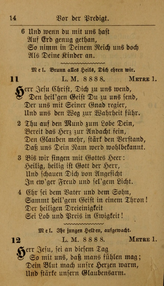 Allgemeine Lieder-Sammlung: zum Gebrauch für den privaten und öffentlichen Gottesdienst. (6th Aufl.) page 18