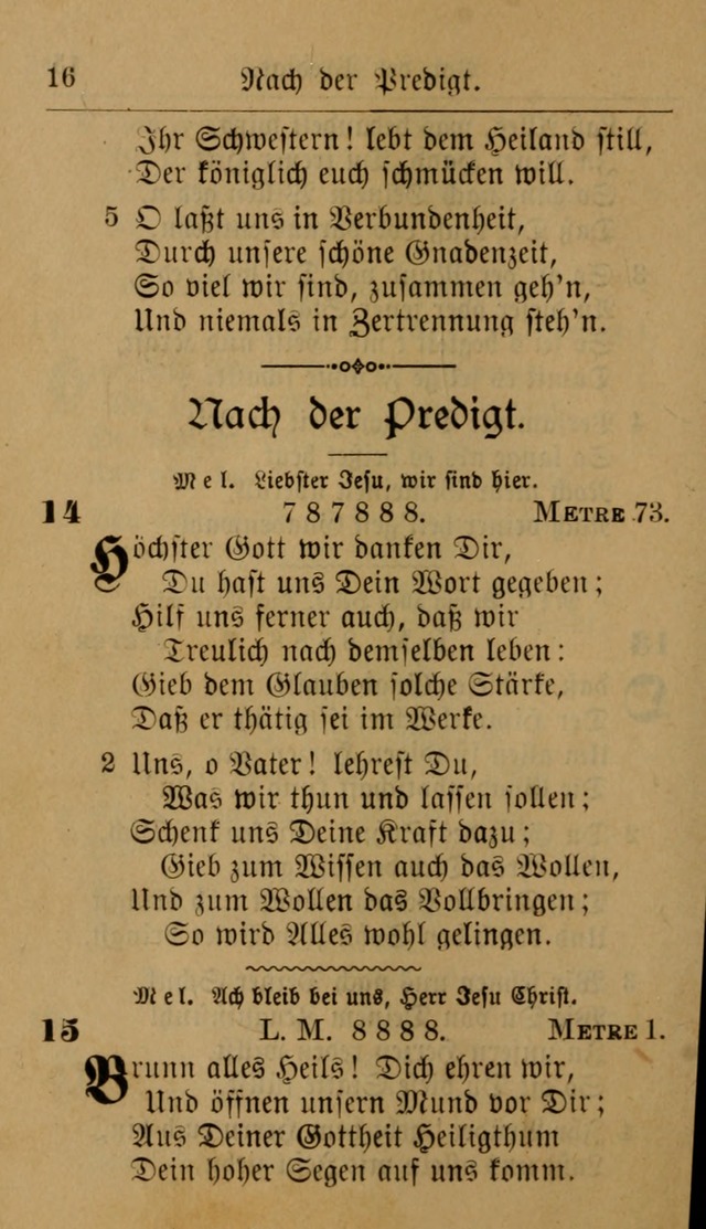 Allgemeine Lieder-Sammlung: zum Gebrauch für den privaten und öffentlichen Gottesdienst. (6th Aufl.) page 20