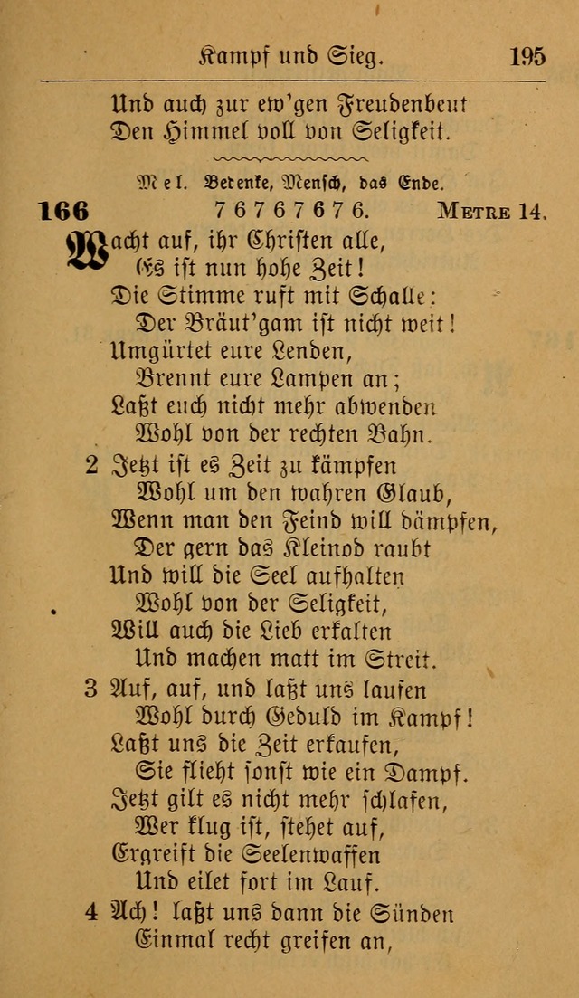 Allgemeine Lieder-Sammlung: zum Gebrauch für den privaten und öffentlichen Gottesdienst. (6th Aufl.) page 201