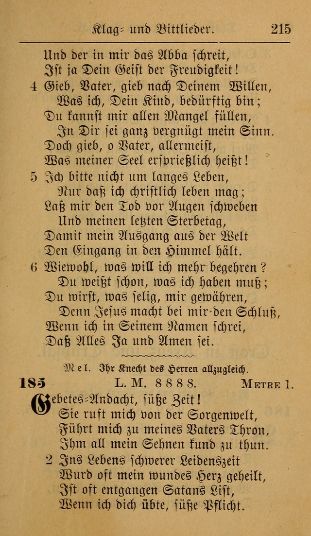 Allgemeine Lieder-Sammlung: zum Gebrauch für den privaten und öffentlichen Gottesdienst. (6th Aufl.) page 221