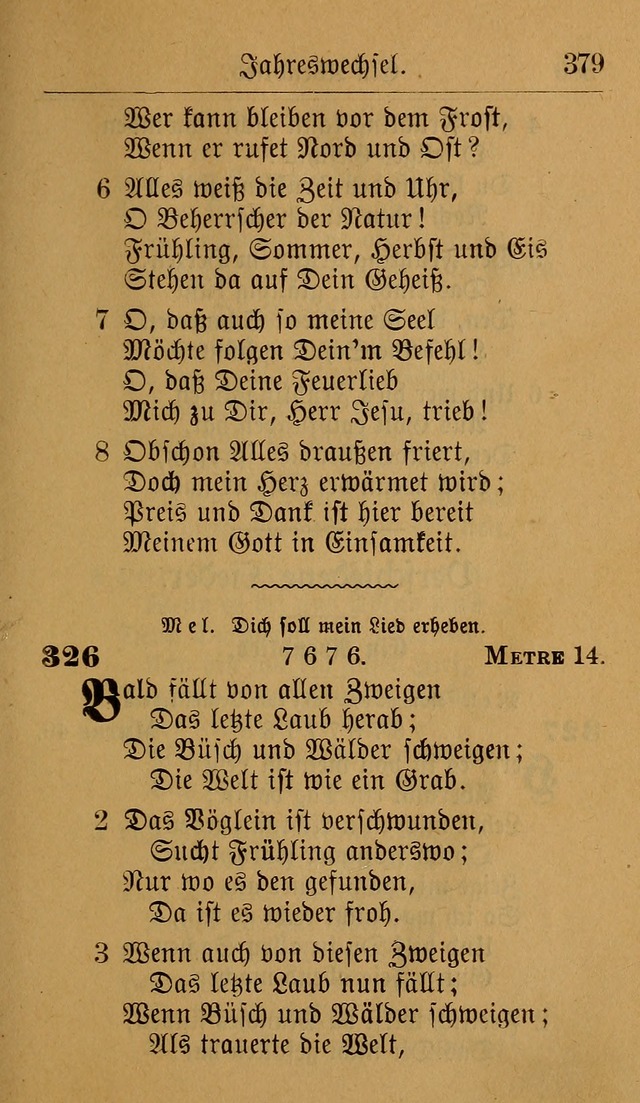 Allgemeine Lieder-Sammlung: zum Gebrauch für den privaten und öffentlichen Gottesdienst. (6th Aufl.) page 385