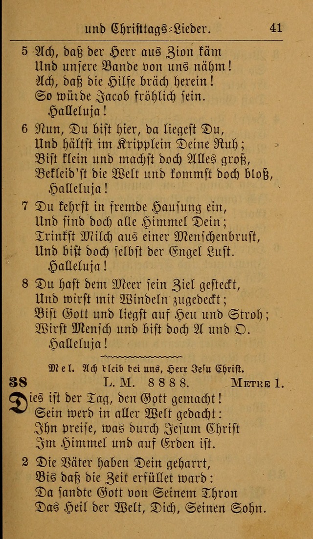Allgemeine Lieder-Sammlung: zum Gebrauch für den privaten und öffentlichen Gottesdienst. (6th Aufl.) page 45