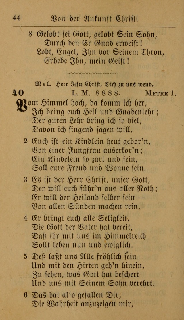 Allgemeine Lieder-Sammlung: zum Gebrauch für den privaten und öffentlichen Gottesdienst. (6th Aufl.) page 48